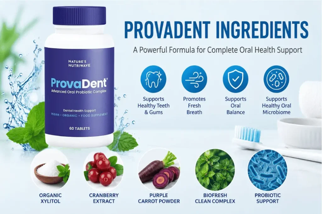 ProvaDent ingredients formula guide