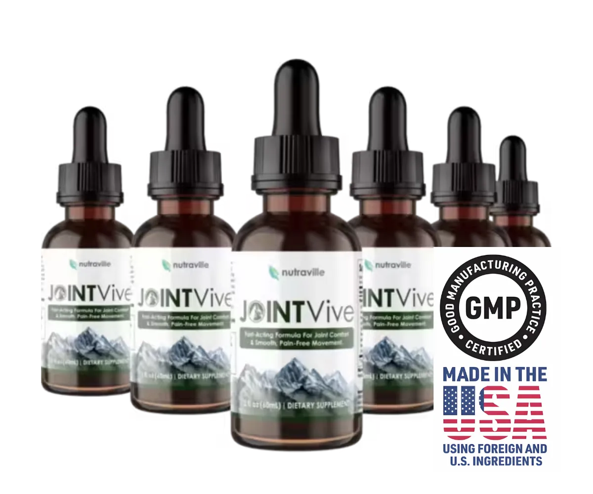 Joint Vive natural joint support supplement bottle for mobility and flexibility