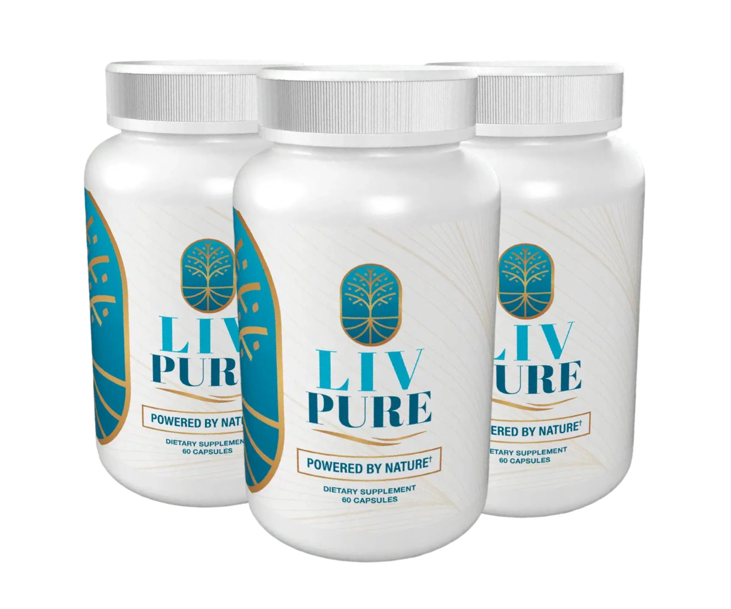 Livpure weight-loss and liver-support supplement bottle