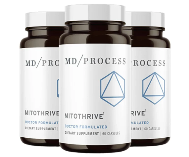 MitoThrive cellular energy and vitality supplement bottle